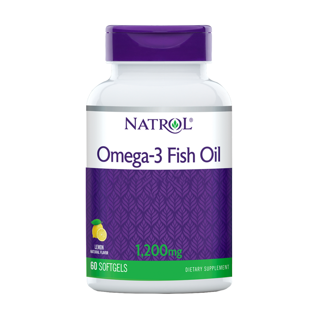 natrol omega 3 fischöl zitrone 1200mg softgels 1