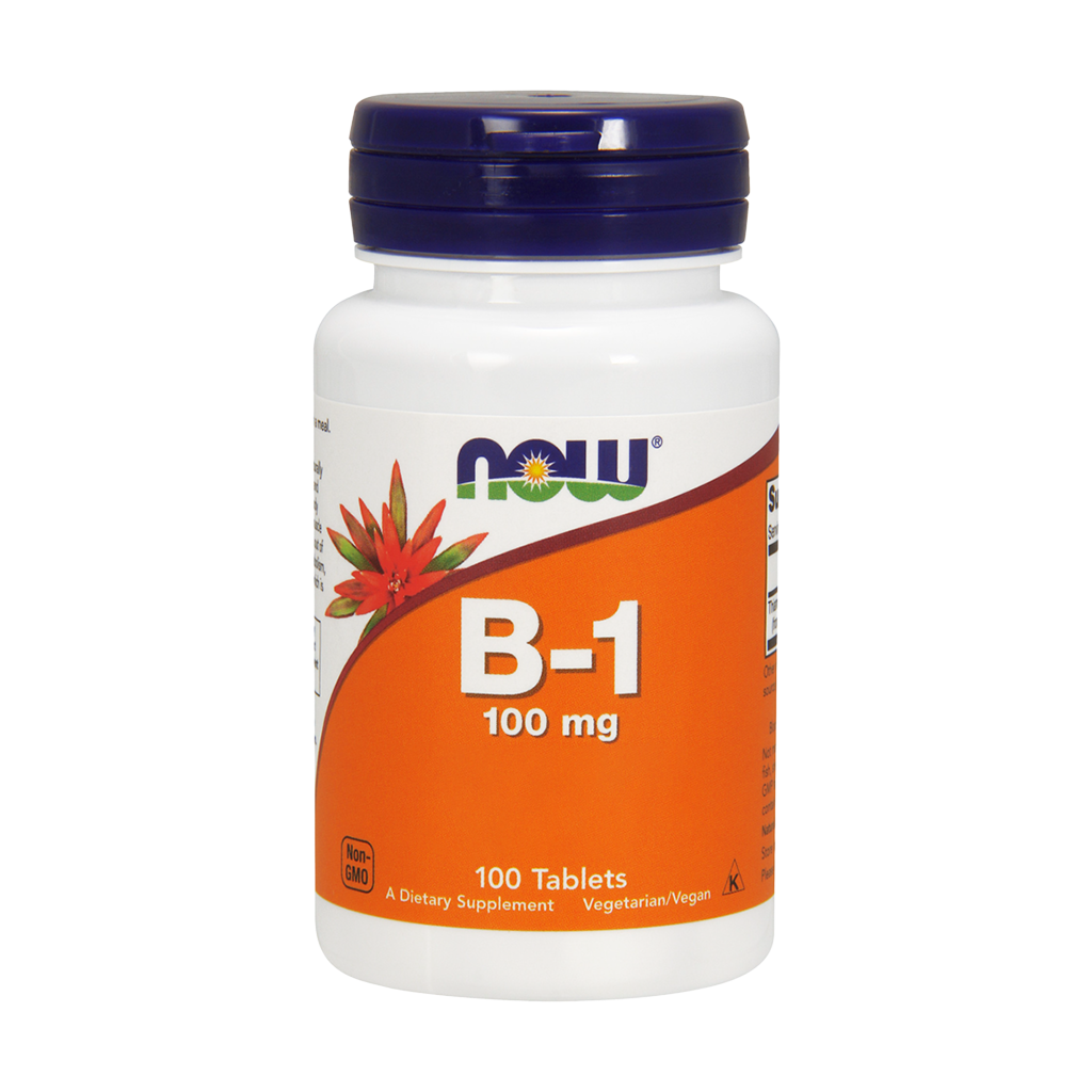 NOW Foods Vitamin B1 100 mg (100 tabletten)