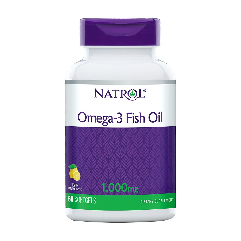 natrol omega 3 fischöl 1000mg 60 softgels