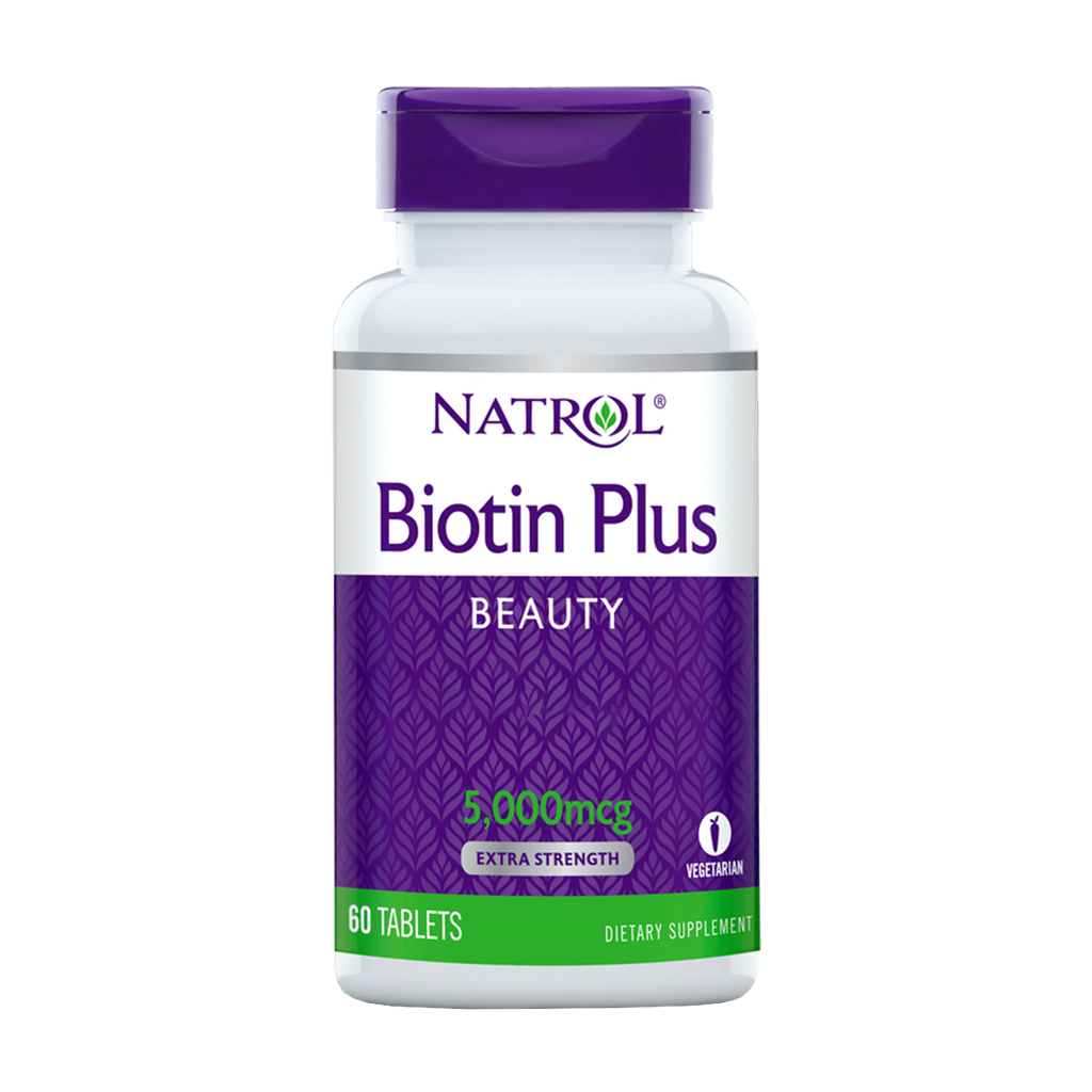 natrol biotin plus 5000mcg 60 tabletten 1