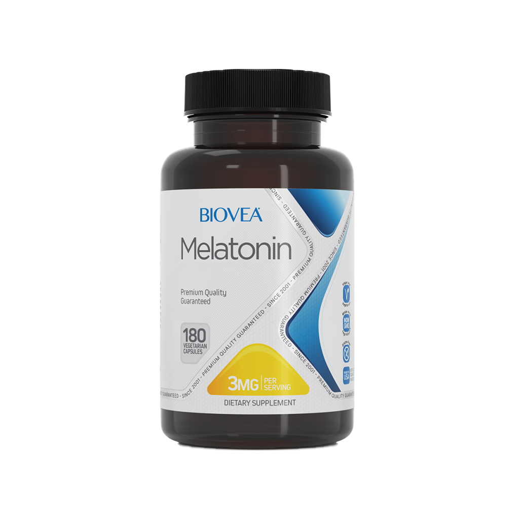biovea melatonin 3mg 180 kapseln packshot