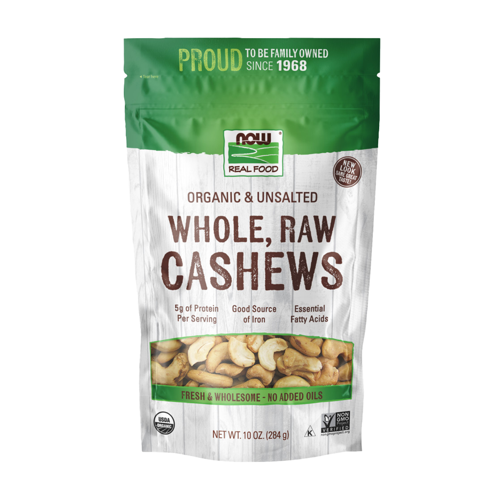 now foods cashews bio ganz roh ungesalzen 284 gramm 1