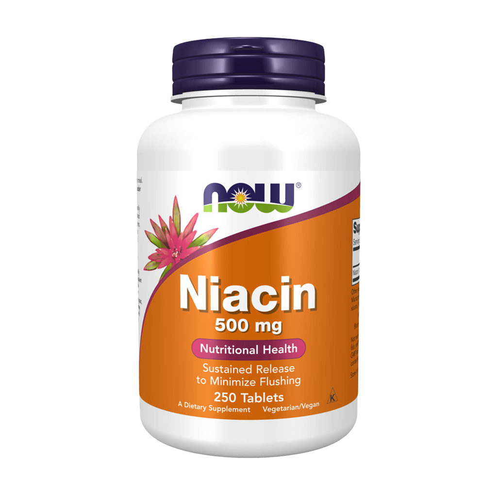 now foods niacin 500mg 250 tabletten 1