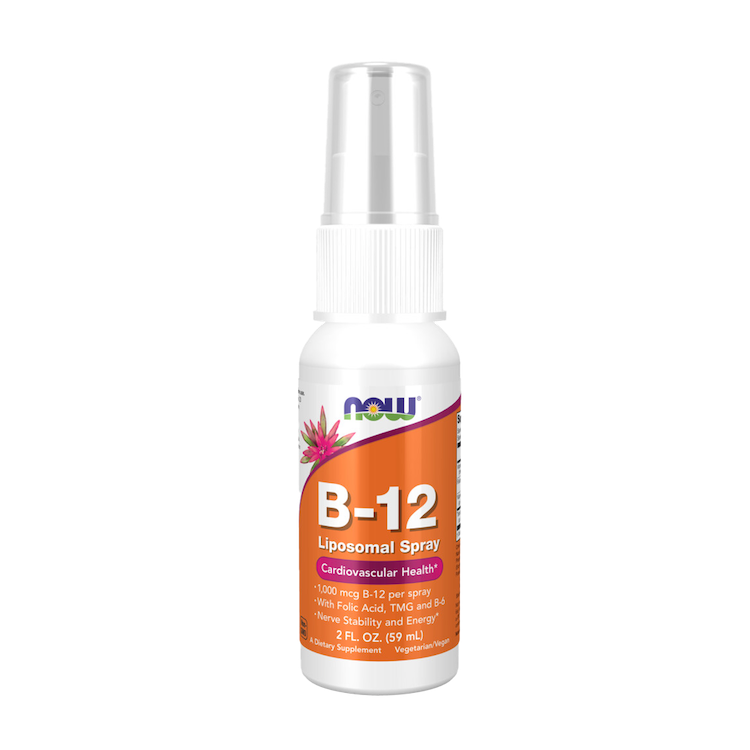now foods vitamin b12 lipsomal spray for side