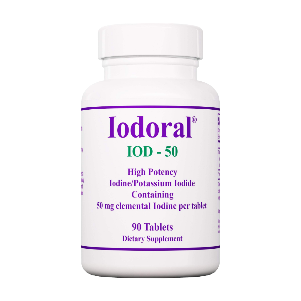 Iodoral 50 mg Jodium 90 tabletten voorkant