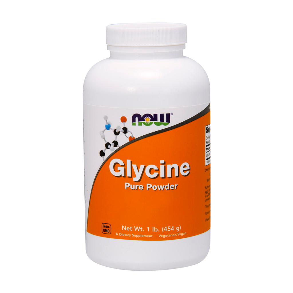 NOW Foods Glycin Reines Pulver (454 gr) Glas