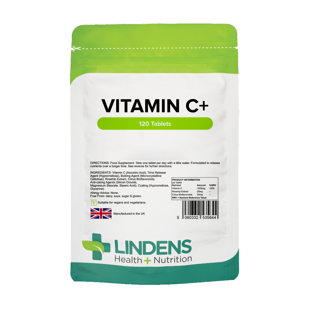 lindens vitamin c plus supplement 1000mg 120 tabletten