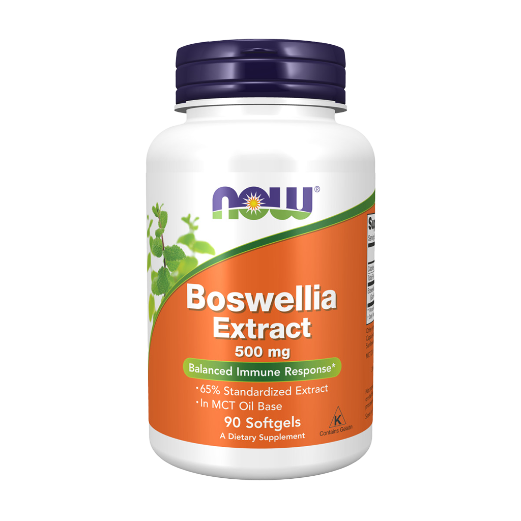 NOW Foods Boswellia Extract 500mg (90 softgels) Voorkant